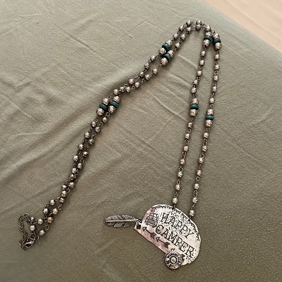 Jewelry - 🌼 make a bundle 3 for $10 18 inch Happy Camper necklace